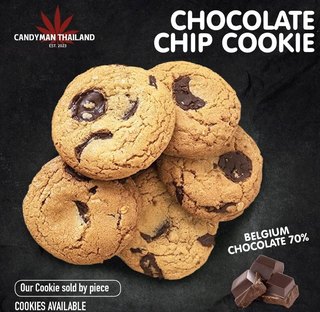 CHOCOLATE CHIP COOKIE cannabis edible for weed delivery in Phuket