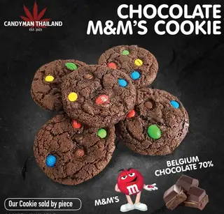 CHOCOLATE M&M'S COOKIE cannabis edible for weed delivery in Phuket