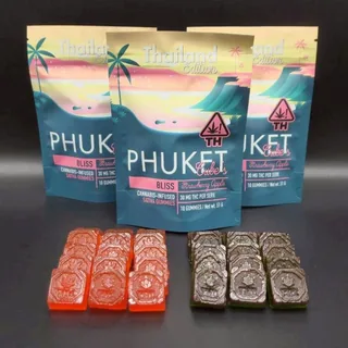 Gamma Cubes cannabis edible gummies for Phuket delivery