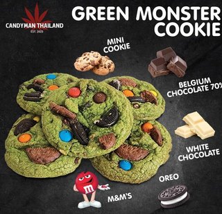 GREEN MONSTER COOKIE cannabis edible for weed delivery in Phuket