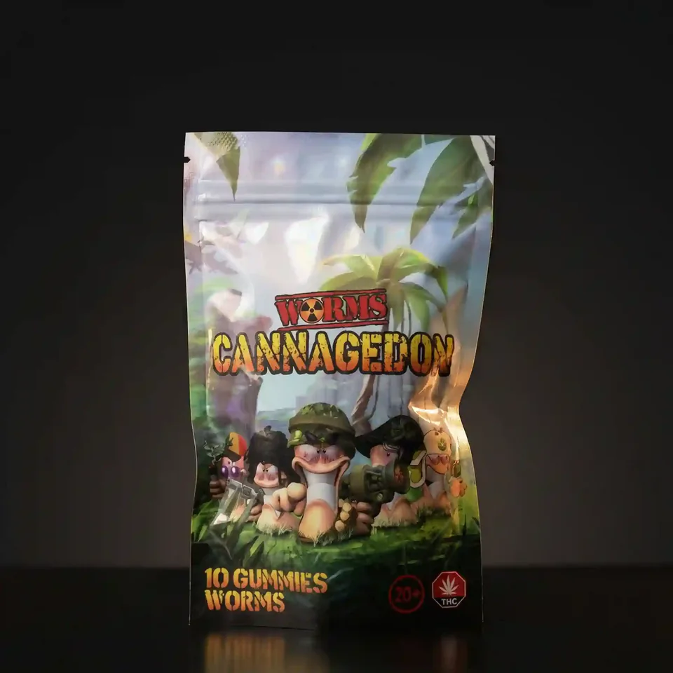 GUMMY WORMS cannabis edible for weed delivery in Phuket
