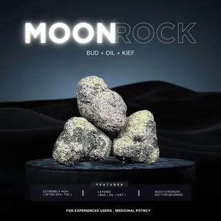 Moonrock THC 55-60% cannabis hash for weed delivery in Phuket