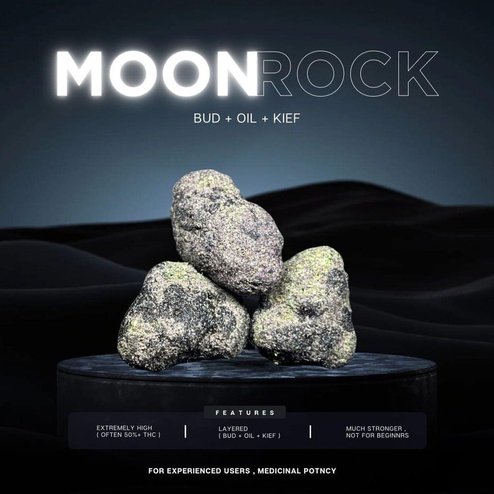 Moonrock THC 55-60% cannabis hash for weed delivery in Phuket