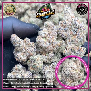 Sluricane strain cannabis flower buds for Phuket delivery