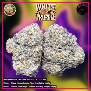 White Truffle strain cannabis flower buds for Phuket delivery